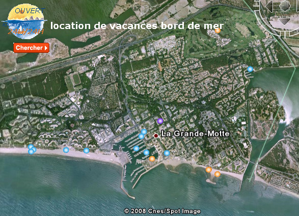 Chercher et Réserver votre location de vacances a la grande motte 34280